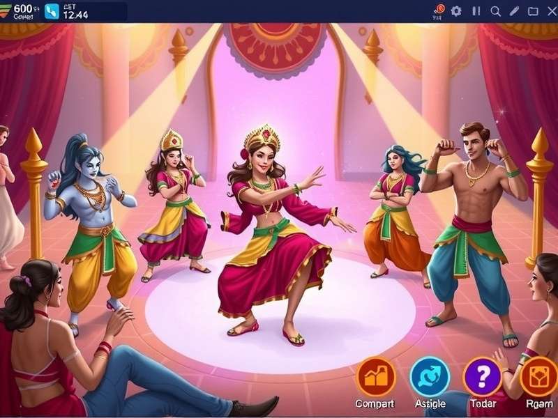 Navratri Dance Battle gameplay mechanics